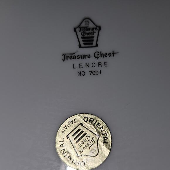 Treasure Chest Lenore 7001 13" Floral Platter Japan Vintage China - Picture 3 of 3